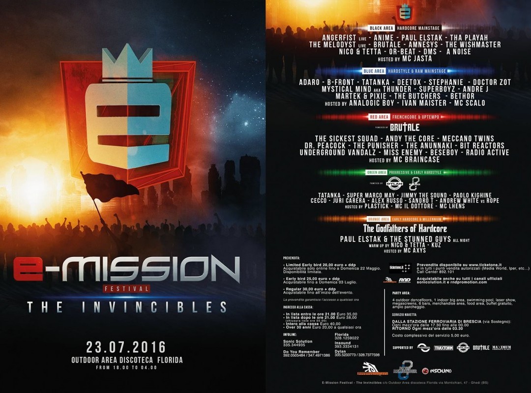 E-MISSION FESTIVAL - The Invincibles