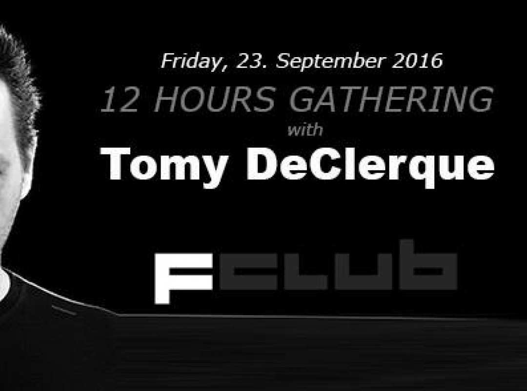 12H Gathering with Tomy DeClerque at F Club