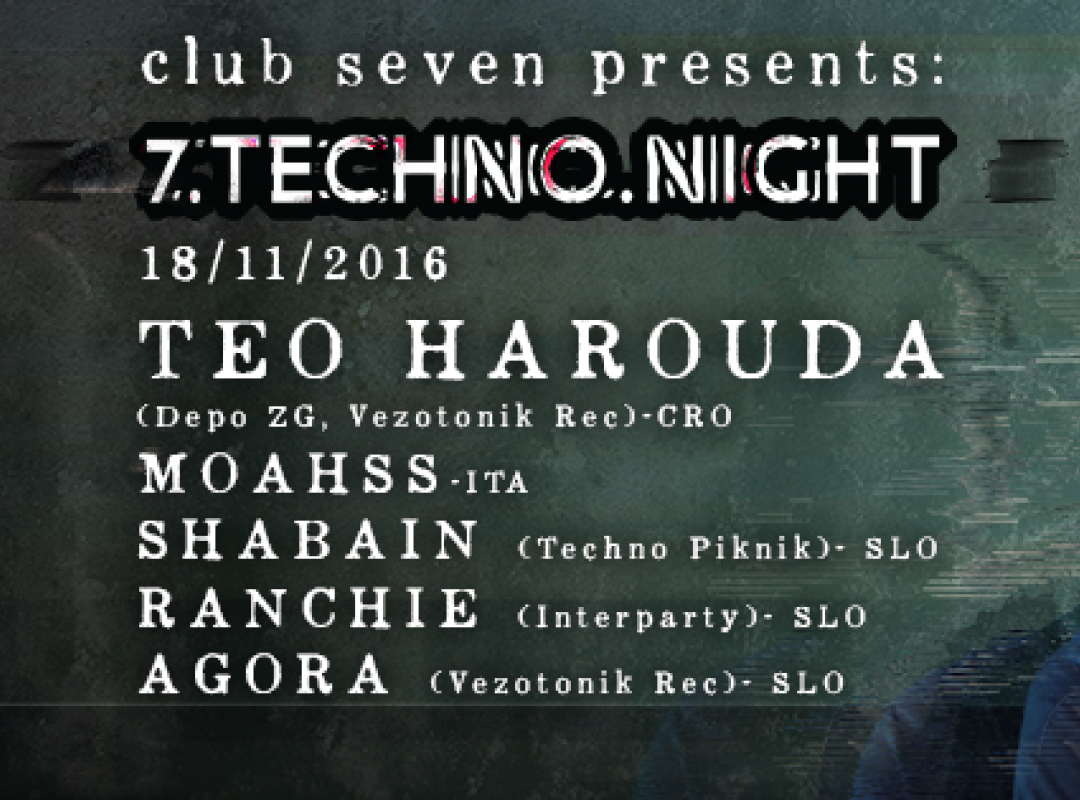 SEVEN Techno night