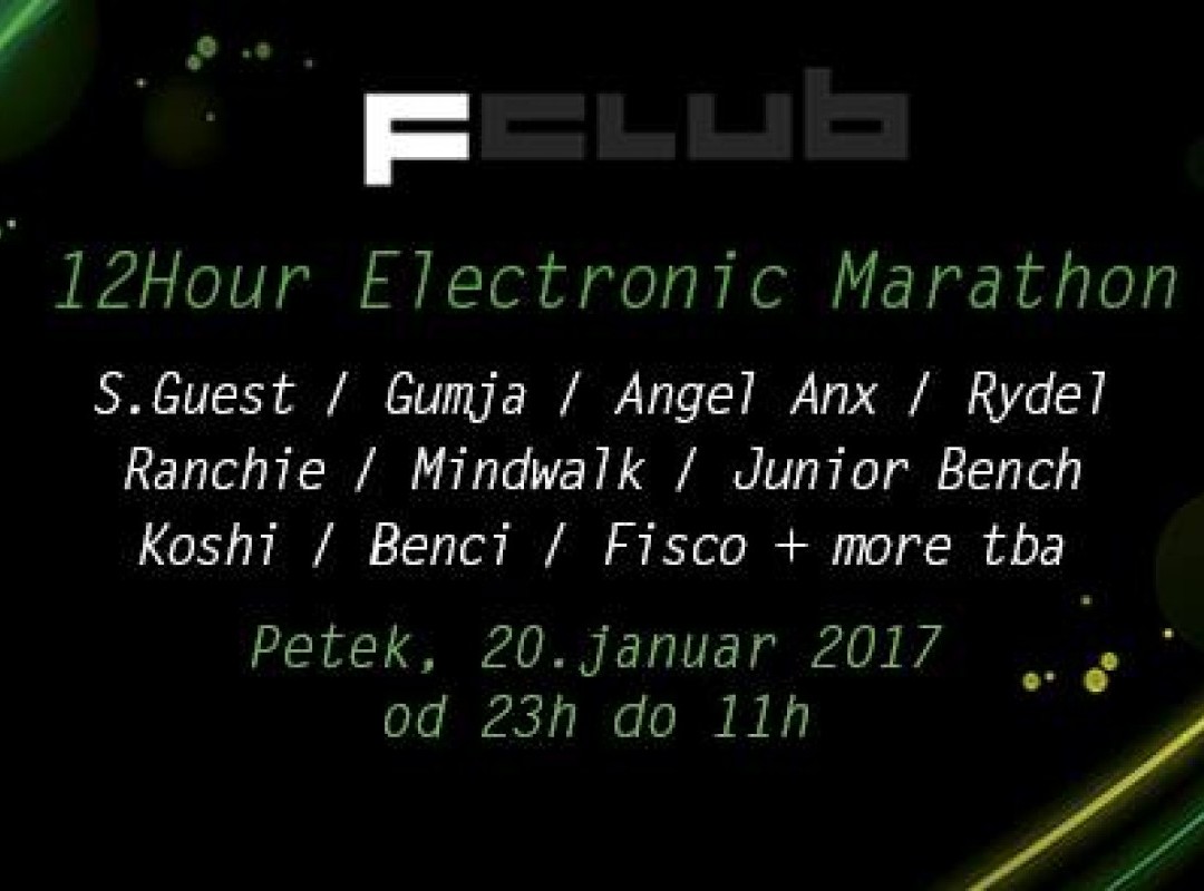 20.1 - Electronic Marathon at F Club