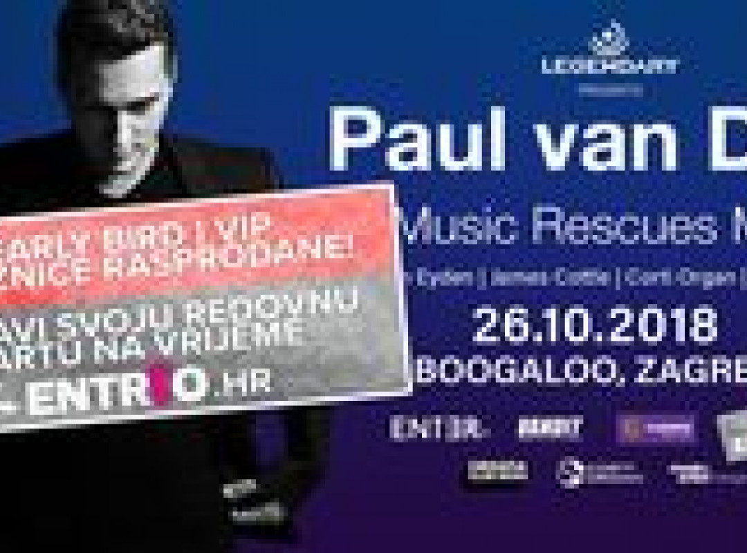 Paul van Dyk in Zagreb Music Rescues Me Album Tour